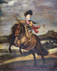 Der Infante Baltasar Carlos zu Pferd